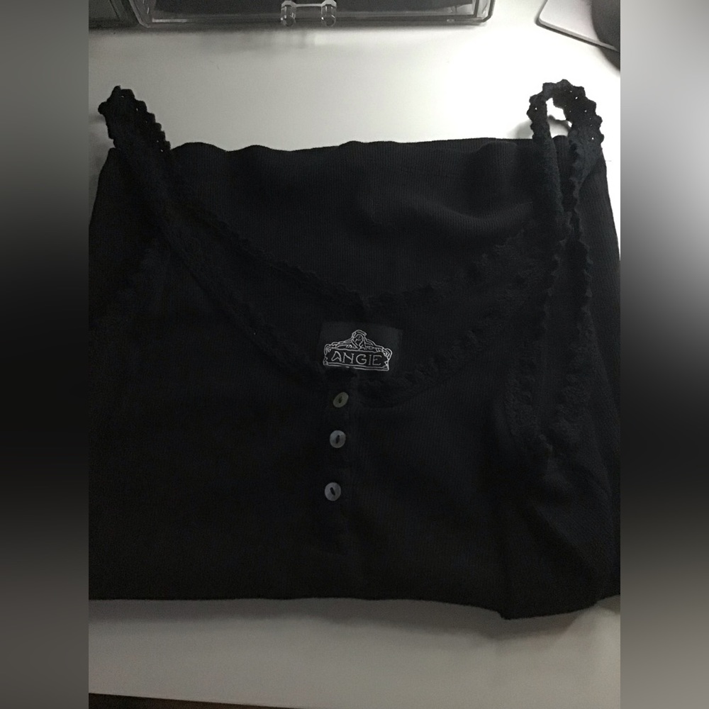 Black tank top